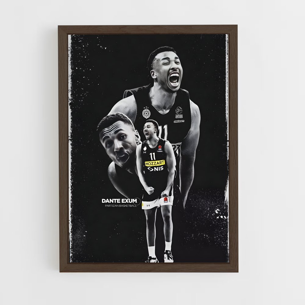 Poster Dunk et Sourire – affiche Basketball (vue 5)